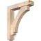 Ekena Millwork Imperial Craftsman Smooth Bracket w/ Offset Brace, Douglas Fir, 5 1/2"W x 26"D x 30"H BKT0604X26X30IMP04SDF - alternate 1